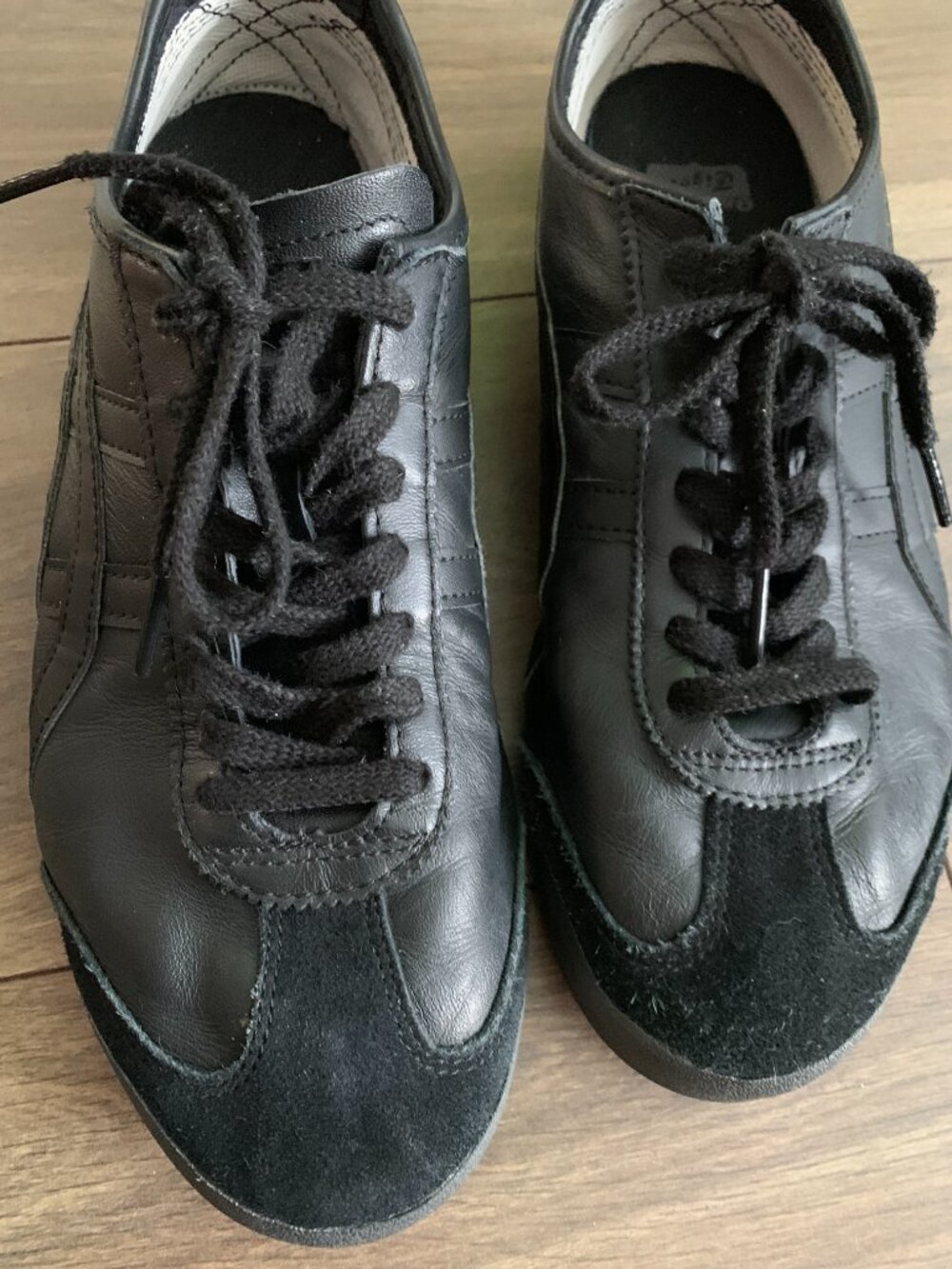 Onitsuka Tiger by Asics Mexico 66 black leather Women's 9.5 or Men's 8 Sneaker